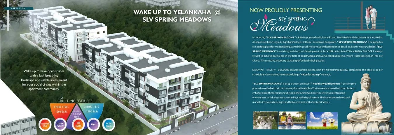 S L V Spring Meadows: Brochure, page 3 (filed with Karnataka RERA)