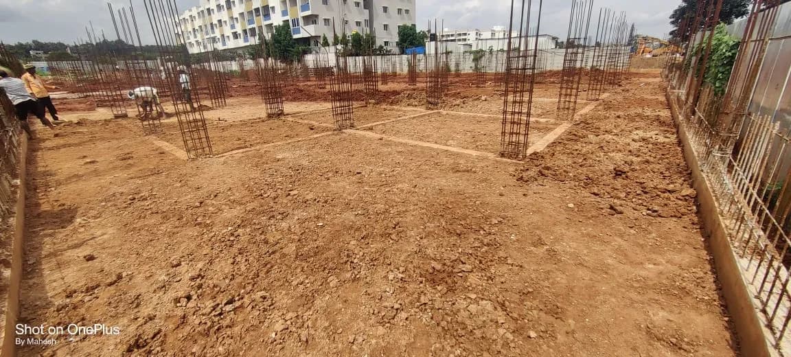 S L V Spring Meadows: Site photo filed with Karnataka RERA