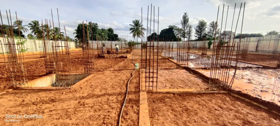 S L V Spring Meadows: Site photo filed with Karnataka RERA