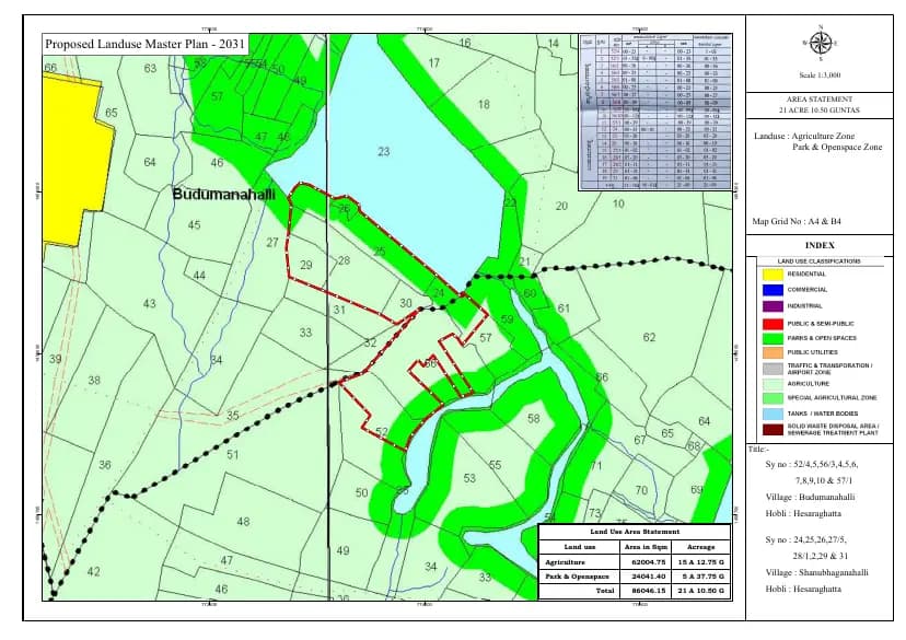 Melodies of North: 1 CDP Master Plan Demarcation (filed with Karnataka RERA)