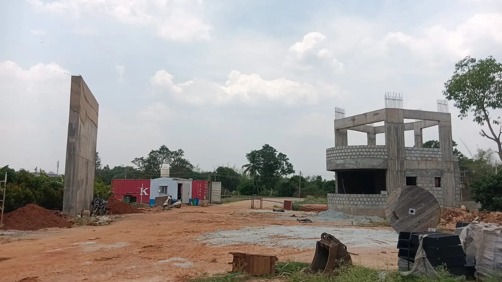 Melodies of North: Site photo filed with Karnataka RERA