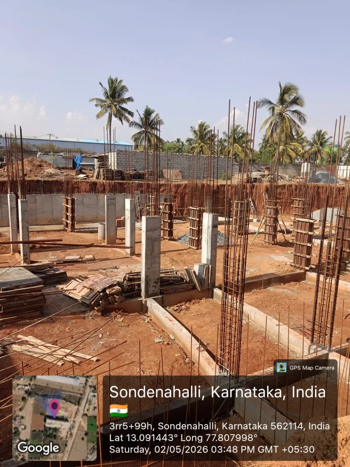 Sapthagiri Sampada B Block: Site photo filed with Karnataka RERA