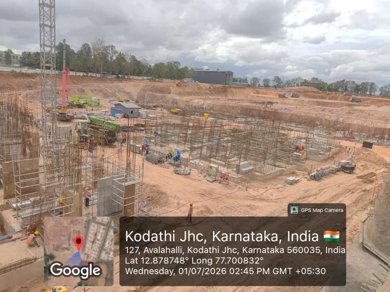 Birla Evara: Site photo filed with Karnataka RERA