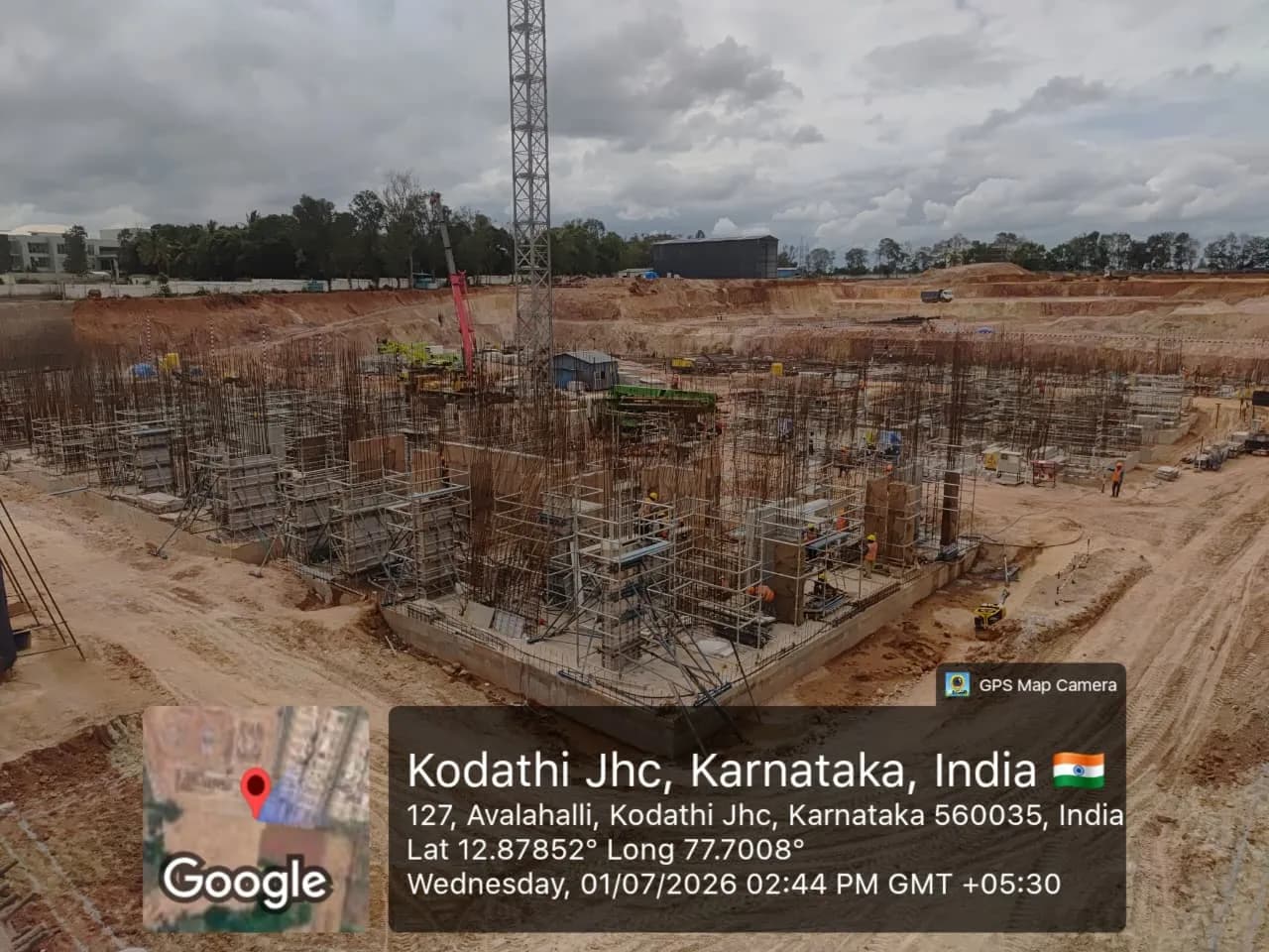 Birla Evara: Site photo filed with Karnataka RERA
