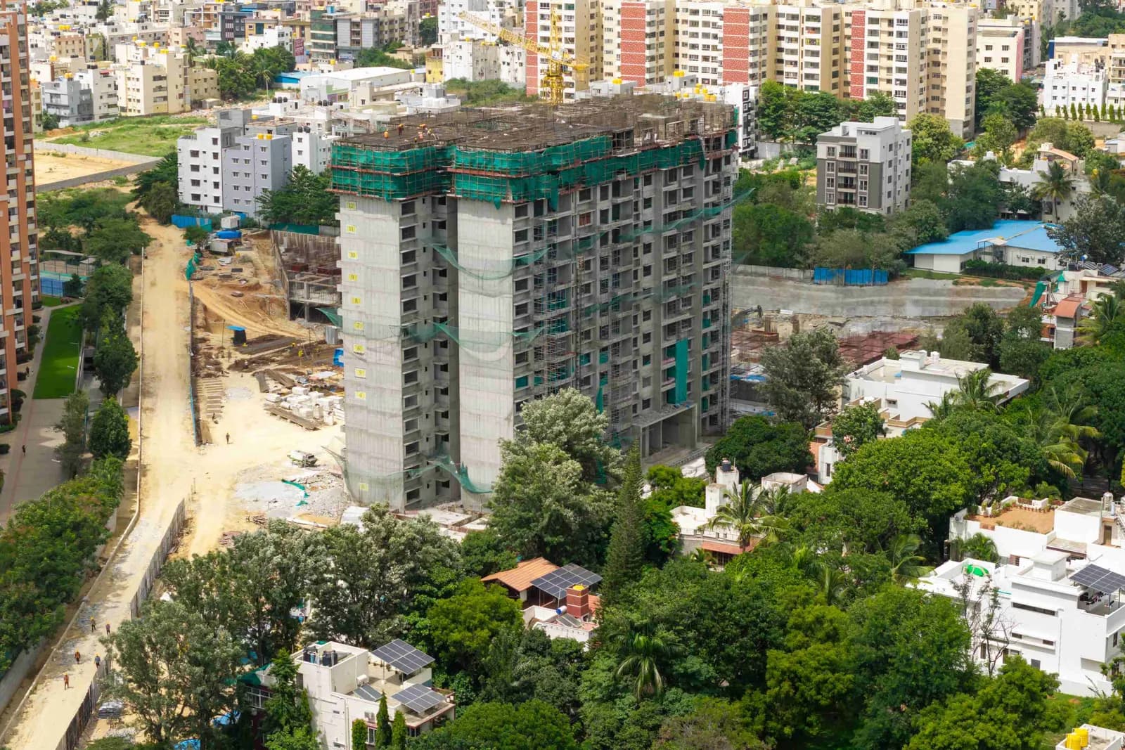 The Urban Forest: Site photo filed with Karnataka RERA