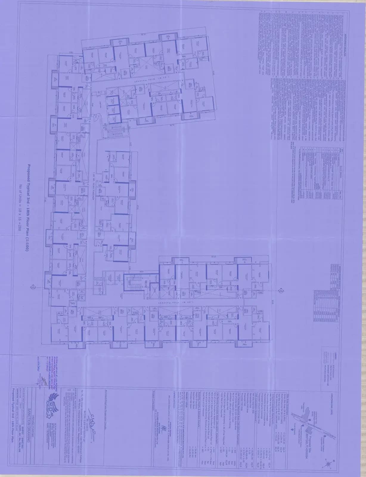Primus Sangama: 3RD 18th Floor Plan 20251 15 14411.pdf (filed with Karnataka RERA)