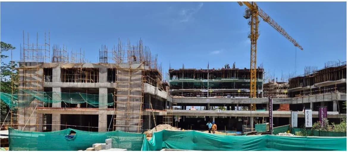 Primus Sangama: Site photo filed with Karnataka RERA
