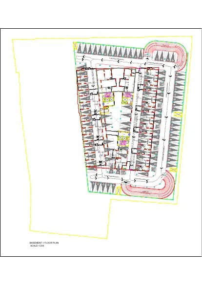 Sipani Samuha: BASEMENT 1 FLOOR PLAN.pdf (filed with Karnataka RERA)