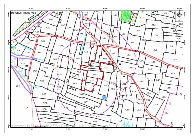 Park Cubix Phase 2: 6 Villagemap Demarcation (filed with Karnataka RERA)