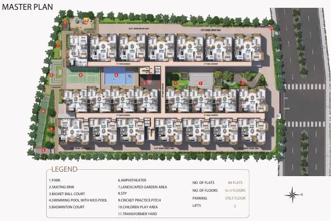 Luxury Mark Opera: Brochure, page 5 (filed with Karnataka RERA)