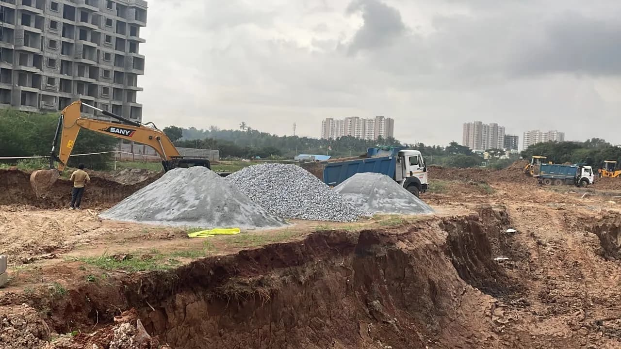 Luxury Mark Opera: Site photo filed with Karnataka RERA