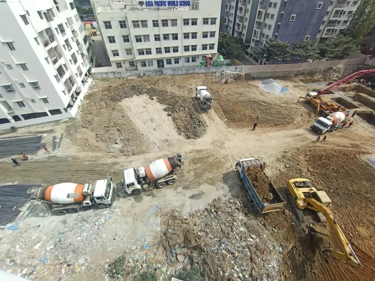 Sri Balaji Vaibhav: Site photo filed with Karnataka RERA