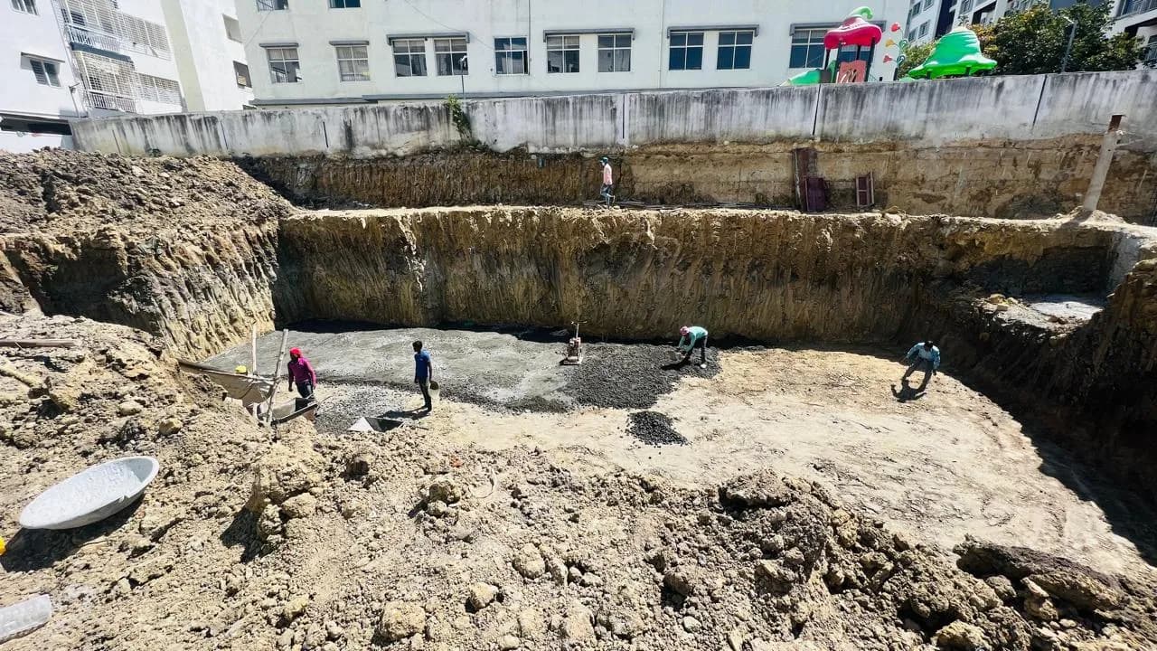 Sri Balaji Vaibhav: Site photo filed with Karnataka RERA