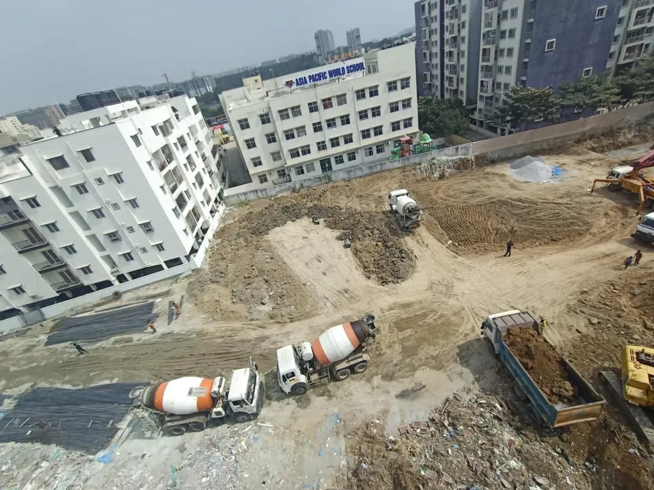 Sri Balaji Vaibhav: Site photo filed with Karnataka RERA