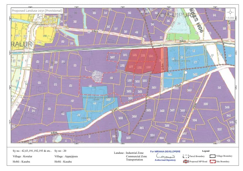Riviera Uno: CDP Map Demarcation - RIVIERA UNO.pdf (filed with Karnataka RERA)