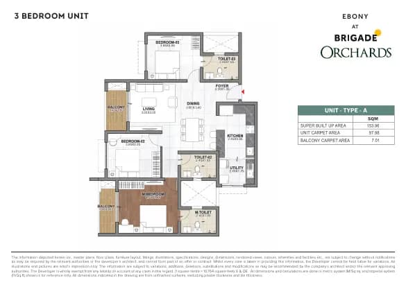 Ebony at Brigade Orchards: Brochure, page 2 (filed with Karnataka RERA)