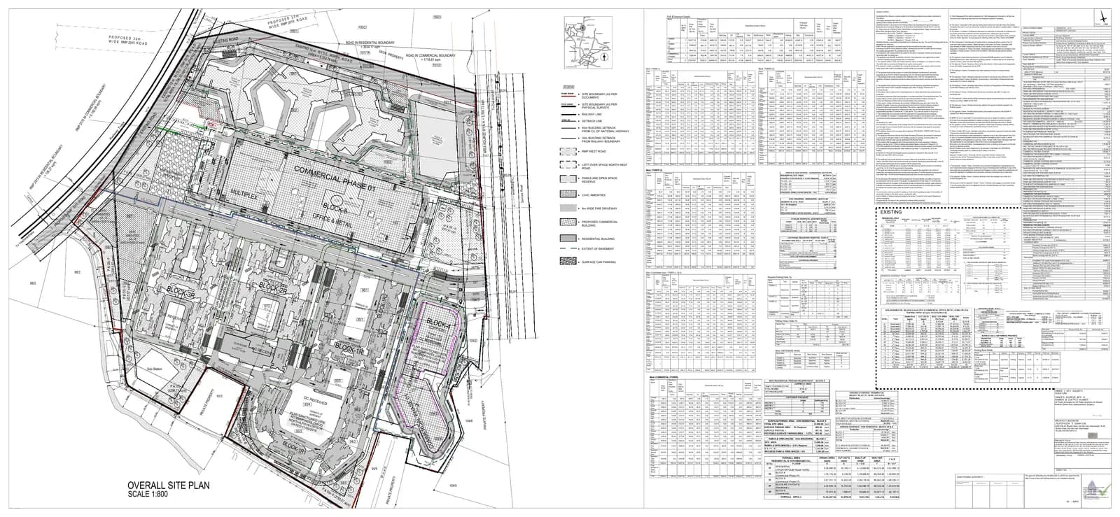 Elara Celestia: 1 BBMP Building Plan, page 1 (filed with Karnataka RERA)