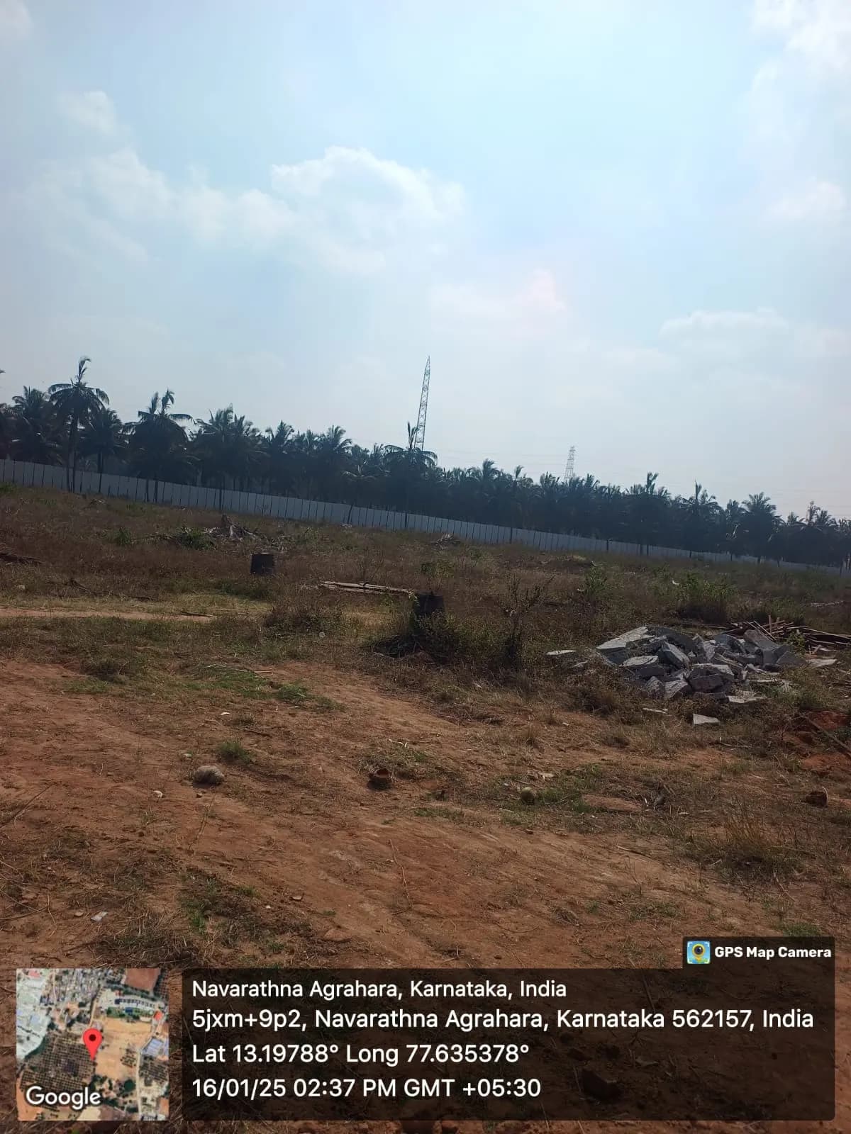 DS Max Sky Shlokam: Site photo filed with Karnataka RERA