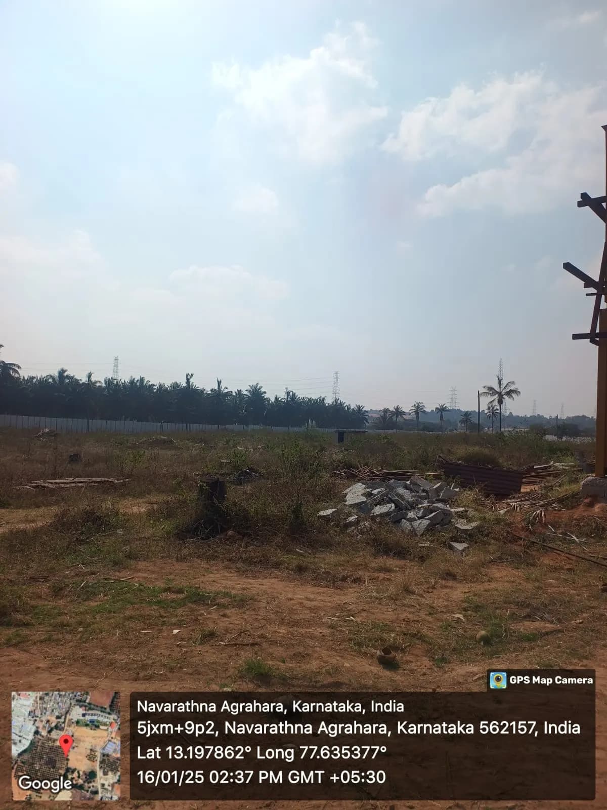 DS Max Sky Shlokam: Site photo filed with Karnataka RERA