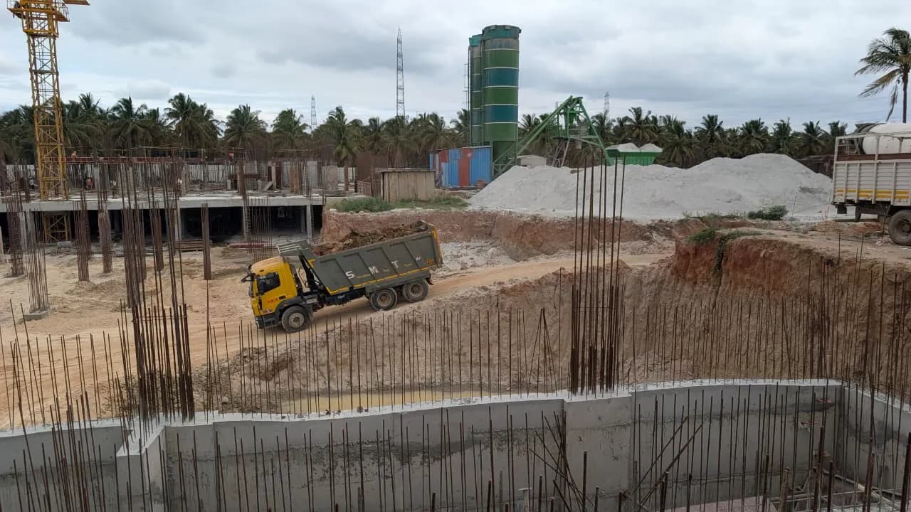 DS Max Sky Shlokam: Site photo filed with Karnataka RERA