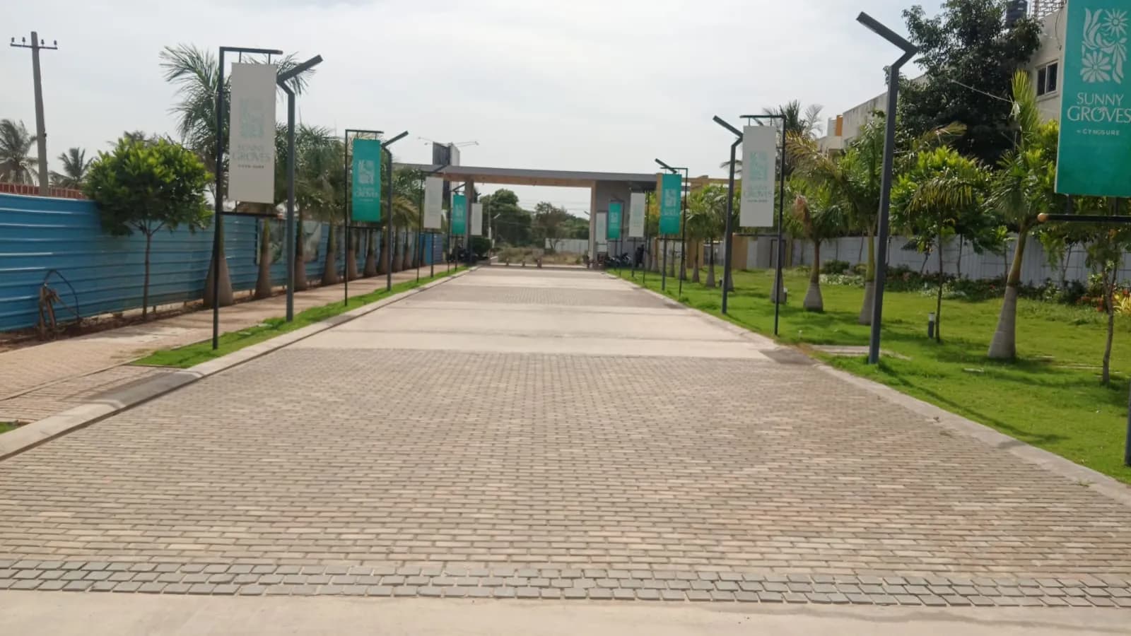 Cynosure Sunny Groves: Site photo filed with Karnataka RERA