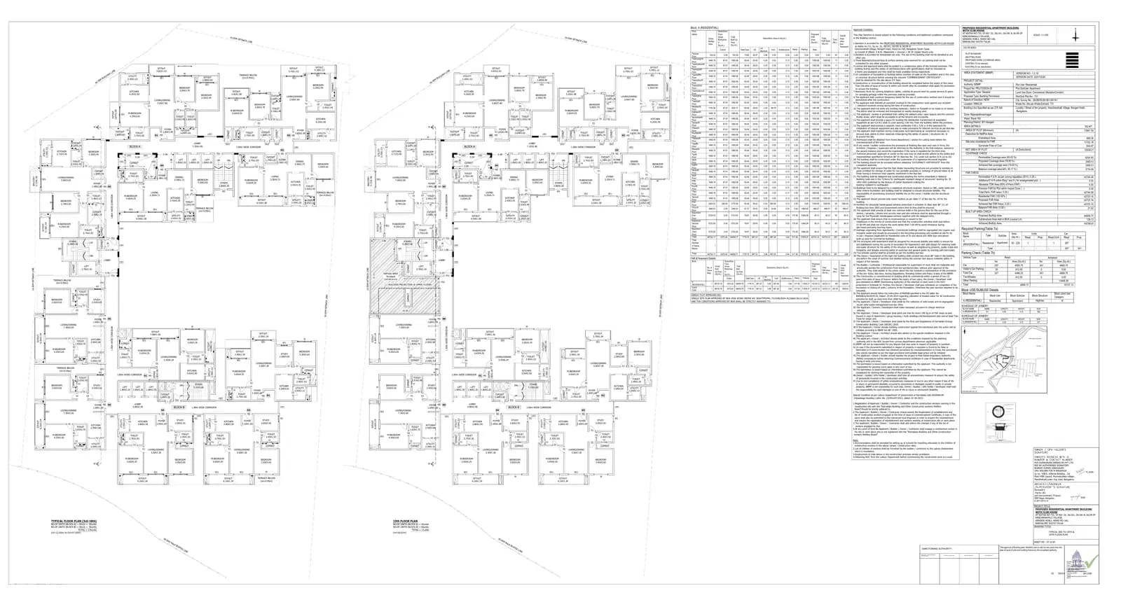 Sumadhura Pramoda: 7 3rd to 19th Floor Plan.pdf (filed with Karnataka RERA)
