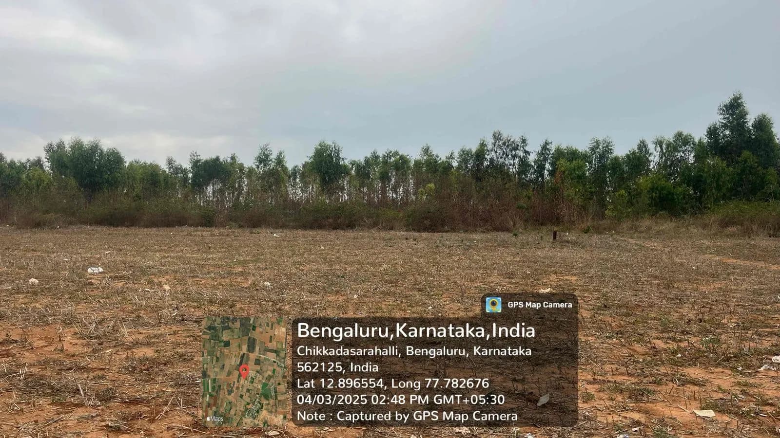 R K Cortina: Site photo filed with Karnataka RERA