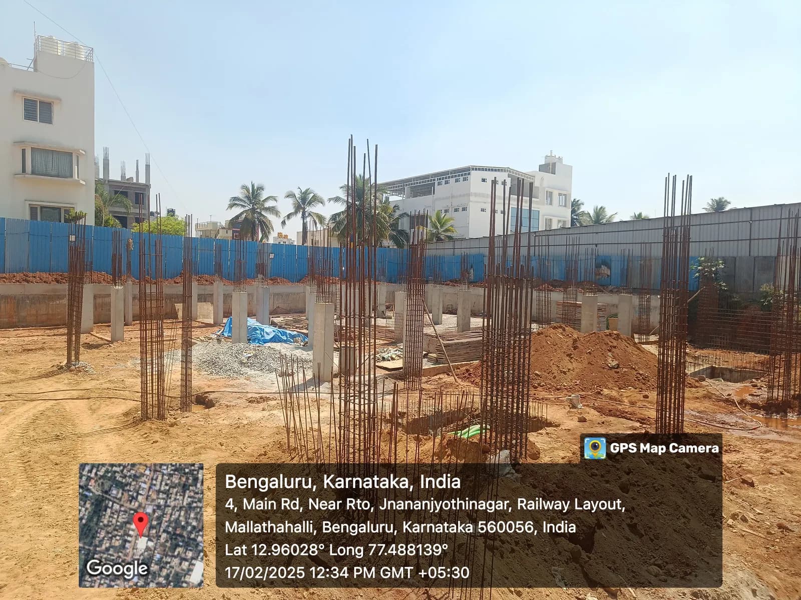 Akshaya Enclave: Site photo filed with Karnataka RERA