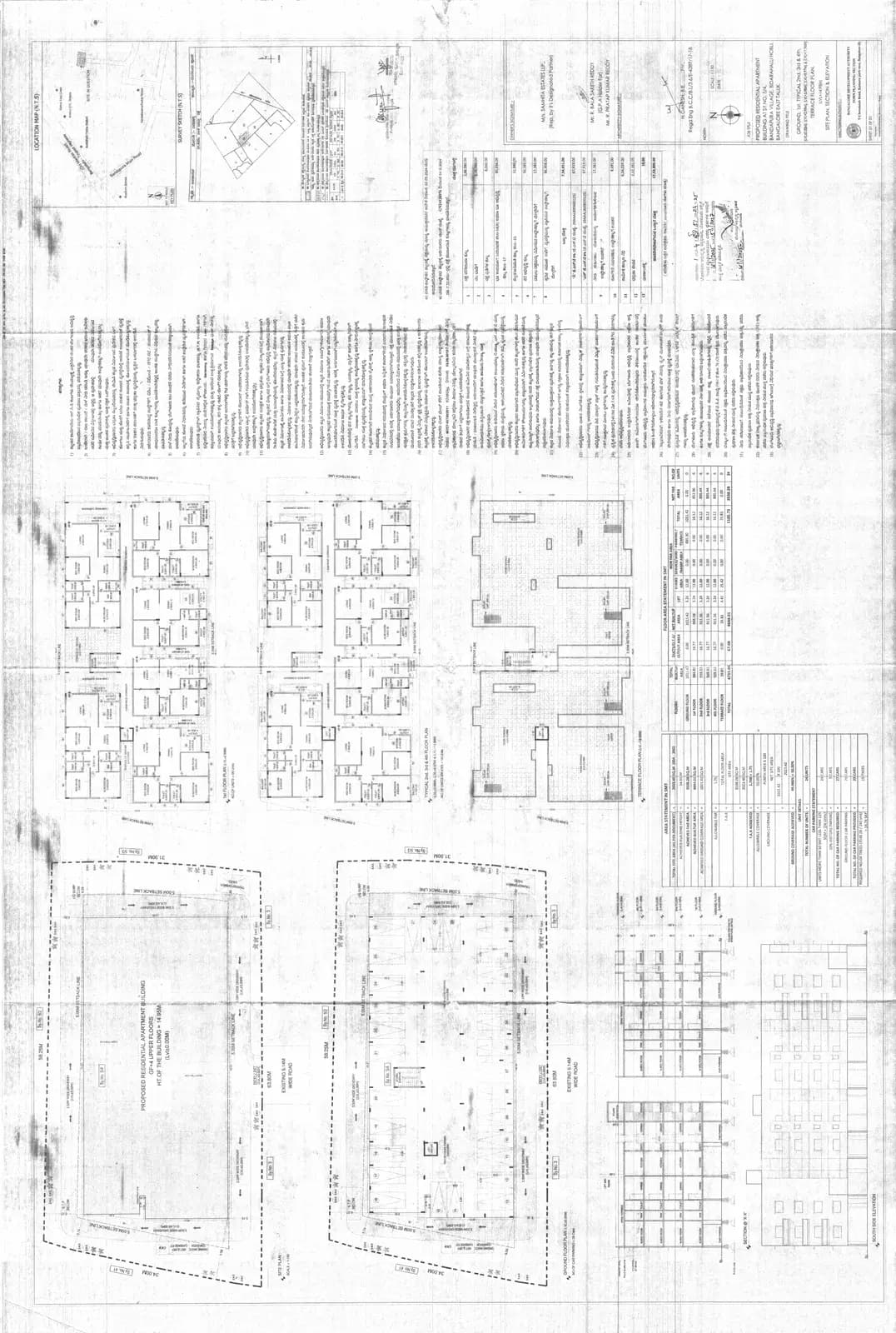 Samhita Finesse: Approved Building Plan (filed with Karnataka RERA)