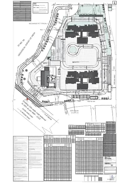 Vaishnavi At-One Krishna Brindavan: Approved Building Plan, page 1 (filed with Karnataka RERA)