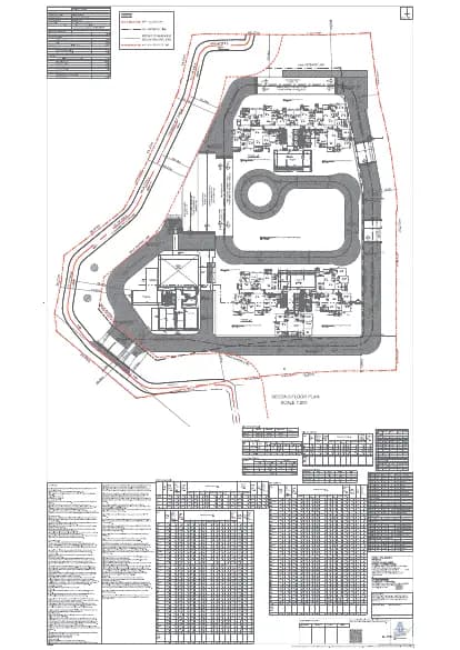 Vaishnavi At-One Krishna Brindavan: 14)Second floor plan (filed with Karnataka RERA)
