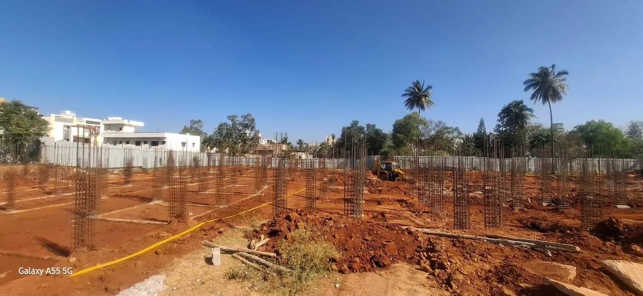 Natures Lap By 5 Elements: Site photo filed with Karnataka RERA