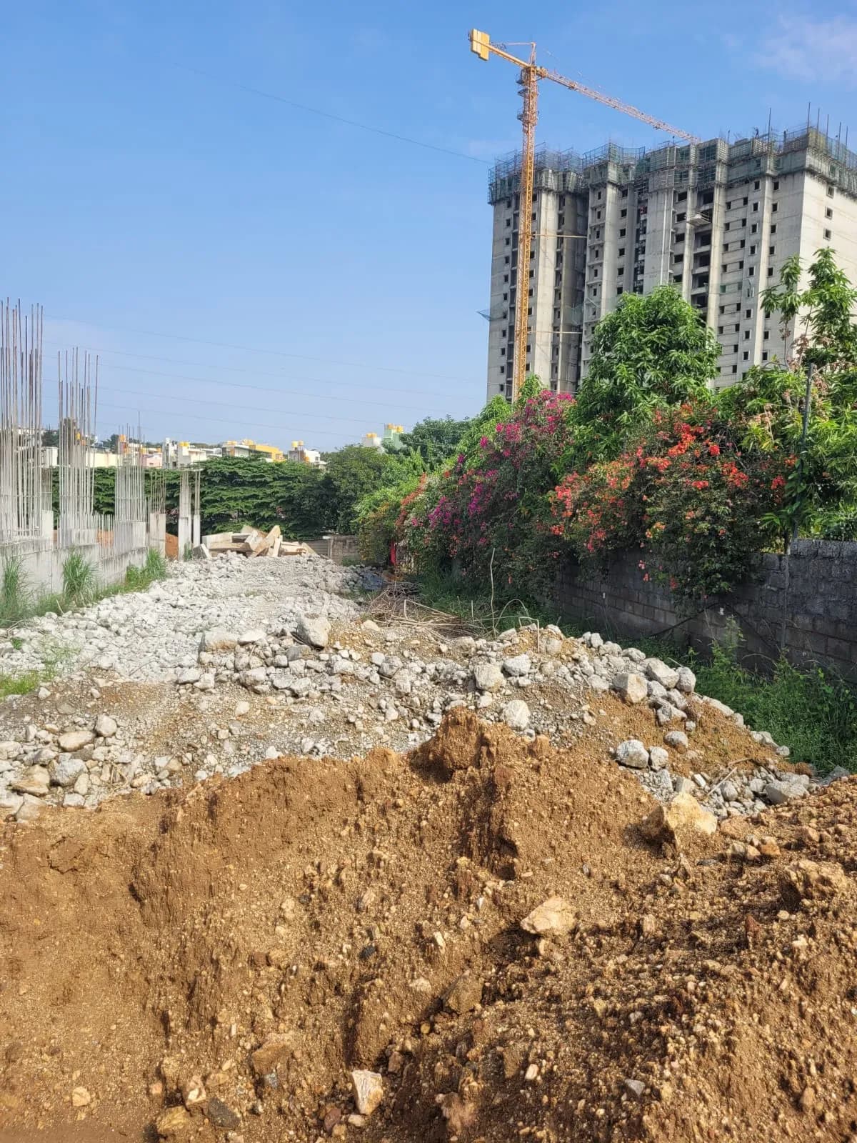 Jhanavi Trishul Alaska: Site photo filed with Karnataka RERA
