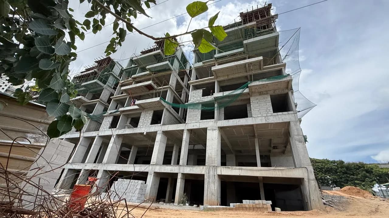 Jhanavi Trishul Alaska: Site photo filed with Karnataka RERA