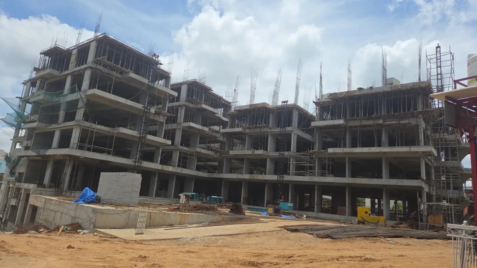 Jhanavi Trishul Alaska: Site photo filed with Karnataka RERA