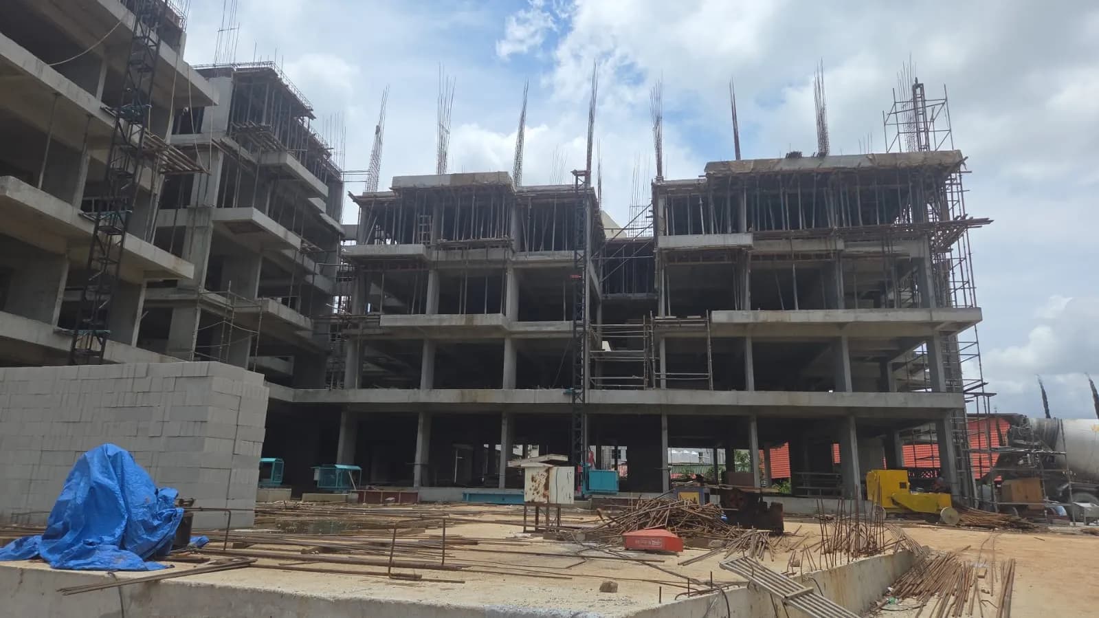 Jhanavi Trishul Alaska: Site photo filed with Karnataka RERA