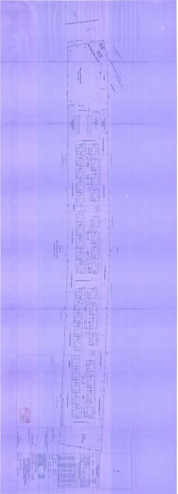 Abhee Serenity Springs: 03 Ground Floor Plan Blue Print (filed with Karnataka RERA)