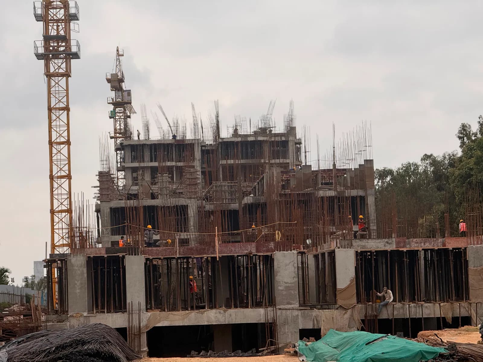 Abhee Serenity Springs: Site photo filed with Karnataka RERA