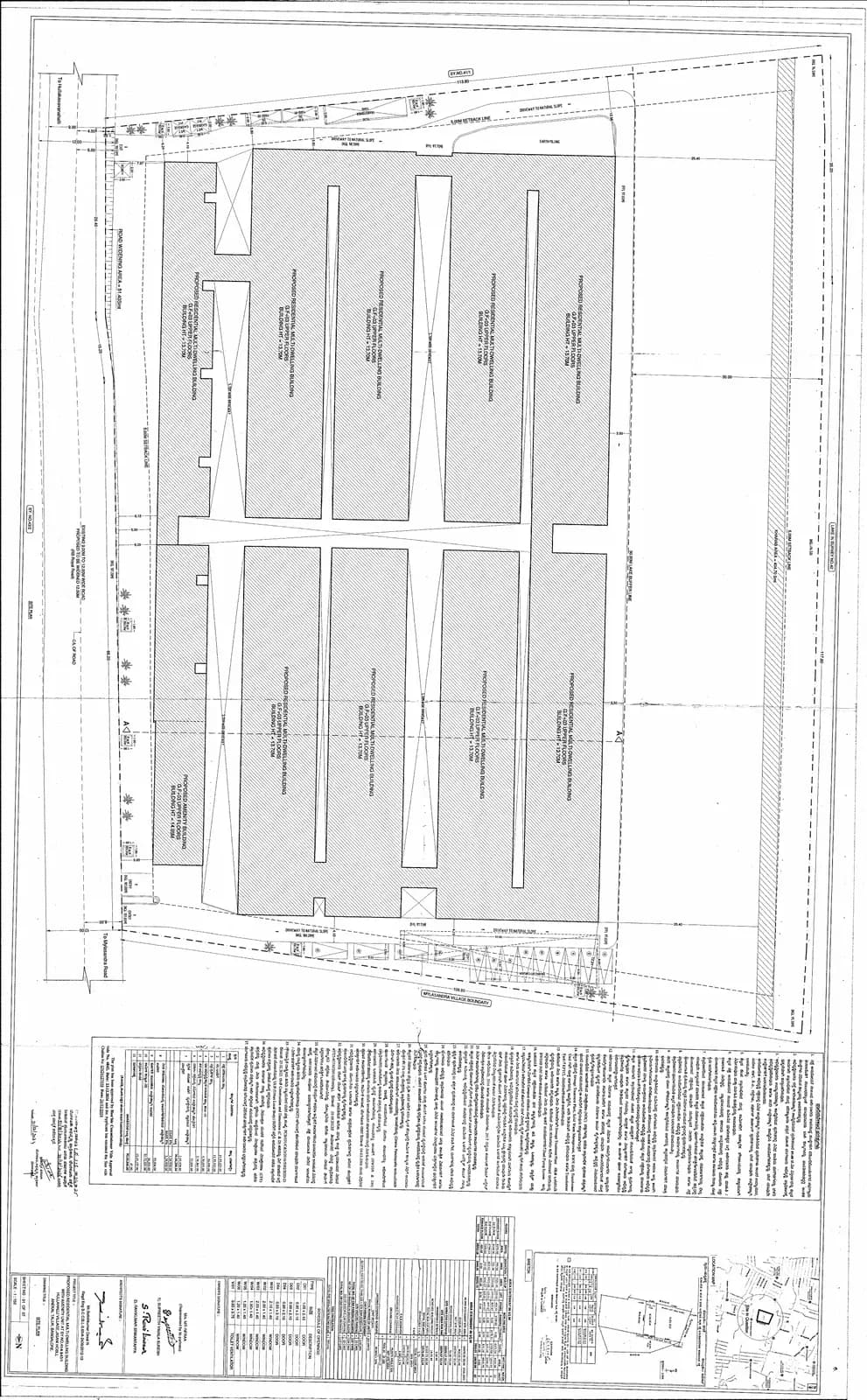 Rainbow Mayfair: Approved Building Plan (filed with Karnataka RERA)