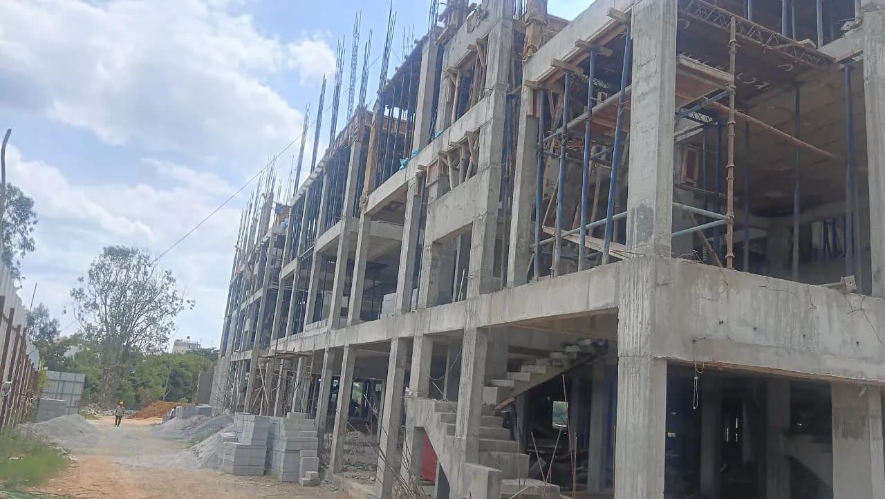 Rainbow Mayfair: Site photo filed with Karnataka RERA