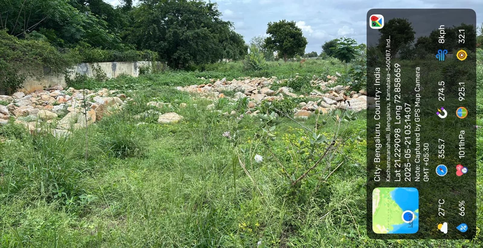 The Earthscape Phase-1: Site photo filed with Karnataka RERA