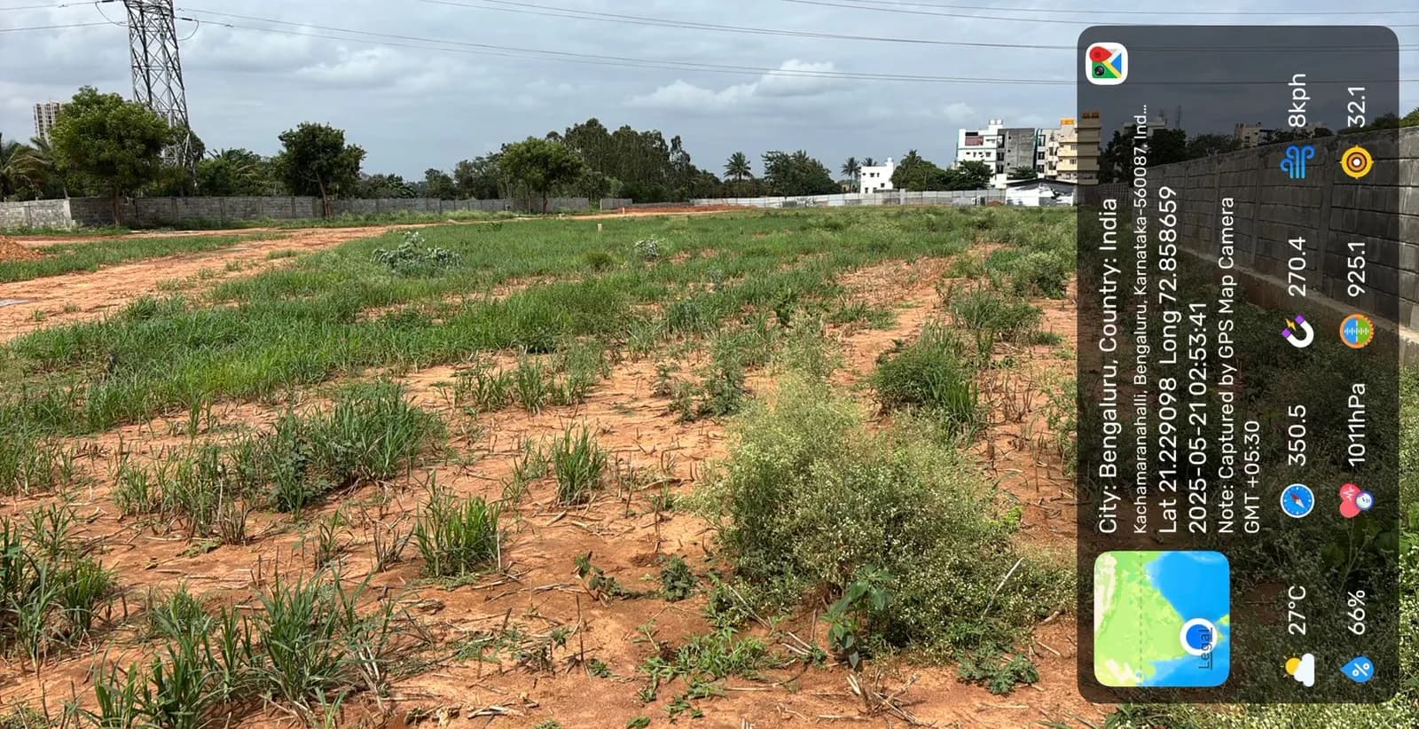 The Earthscape Phase-1: Site photo filed with Karnataka RERA