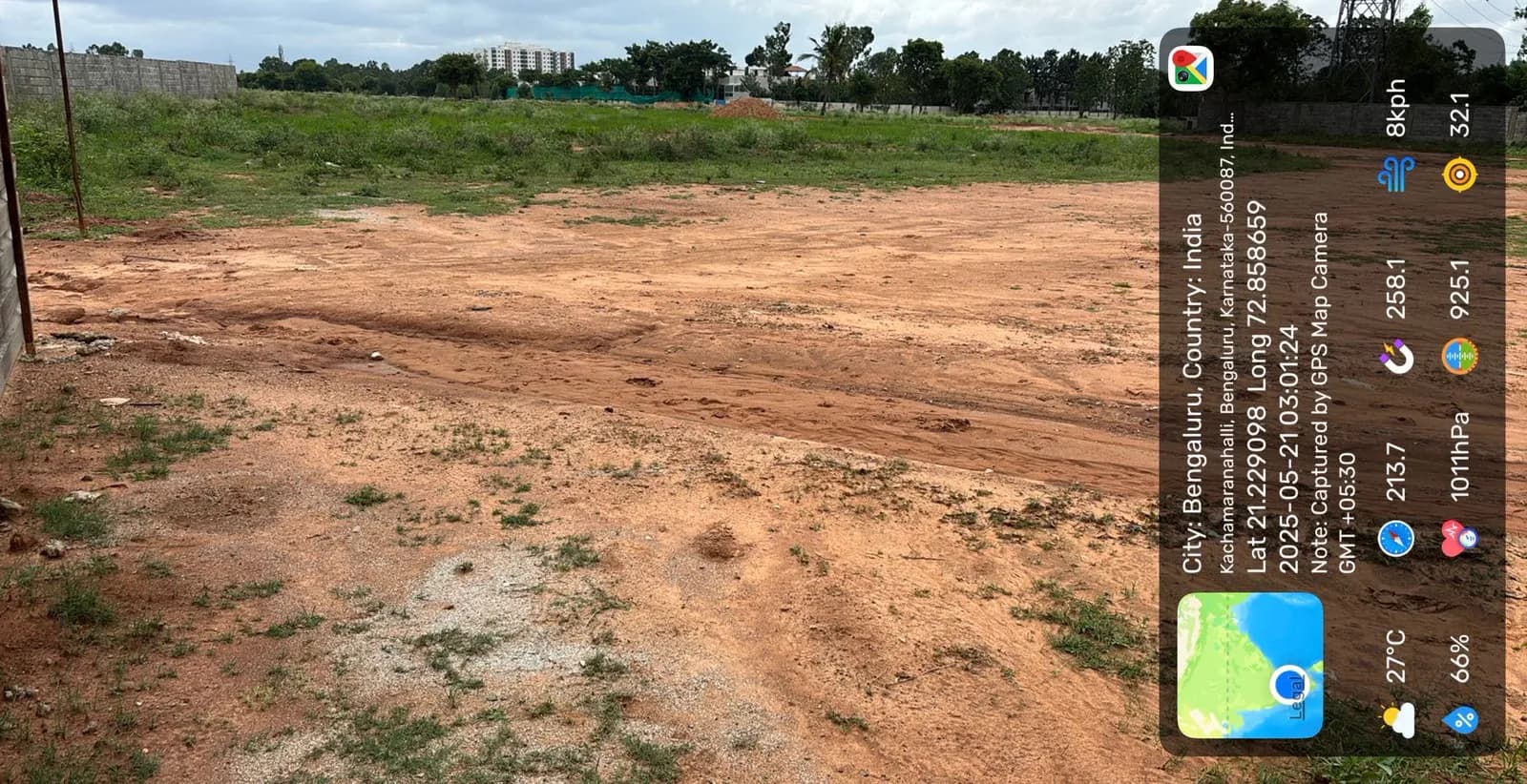 The Earthscape Phase-1: Site photo filed with Karnataka RERA