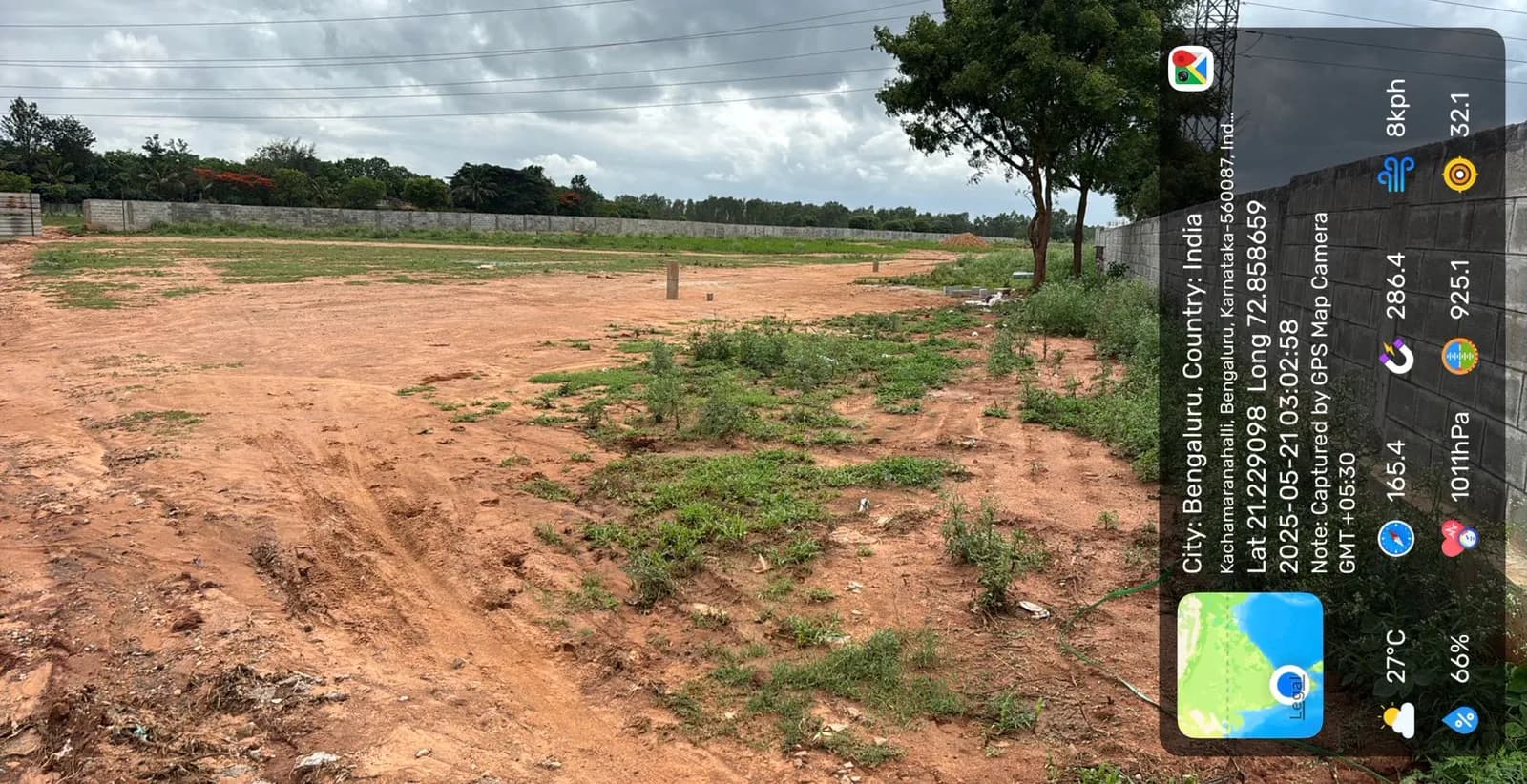 The Earthscape Phase-1: Site photo filed with Karnataka RERA