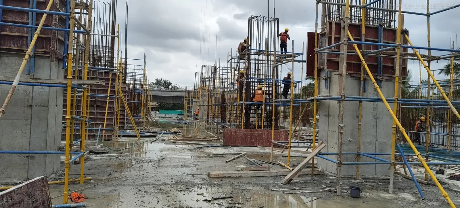 Skav Madhura: Site photo filed with Karnataka RERA