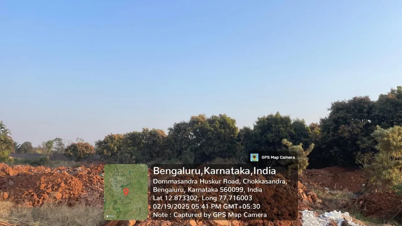 Assetz Trees & Tandem: Site photo filed with Karnataka RERA