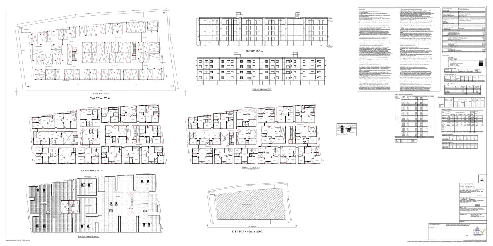 Sai Srikaram: Approved Building Plan (filed with Karnataka RERA)