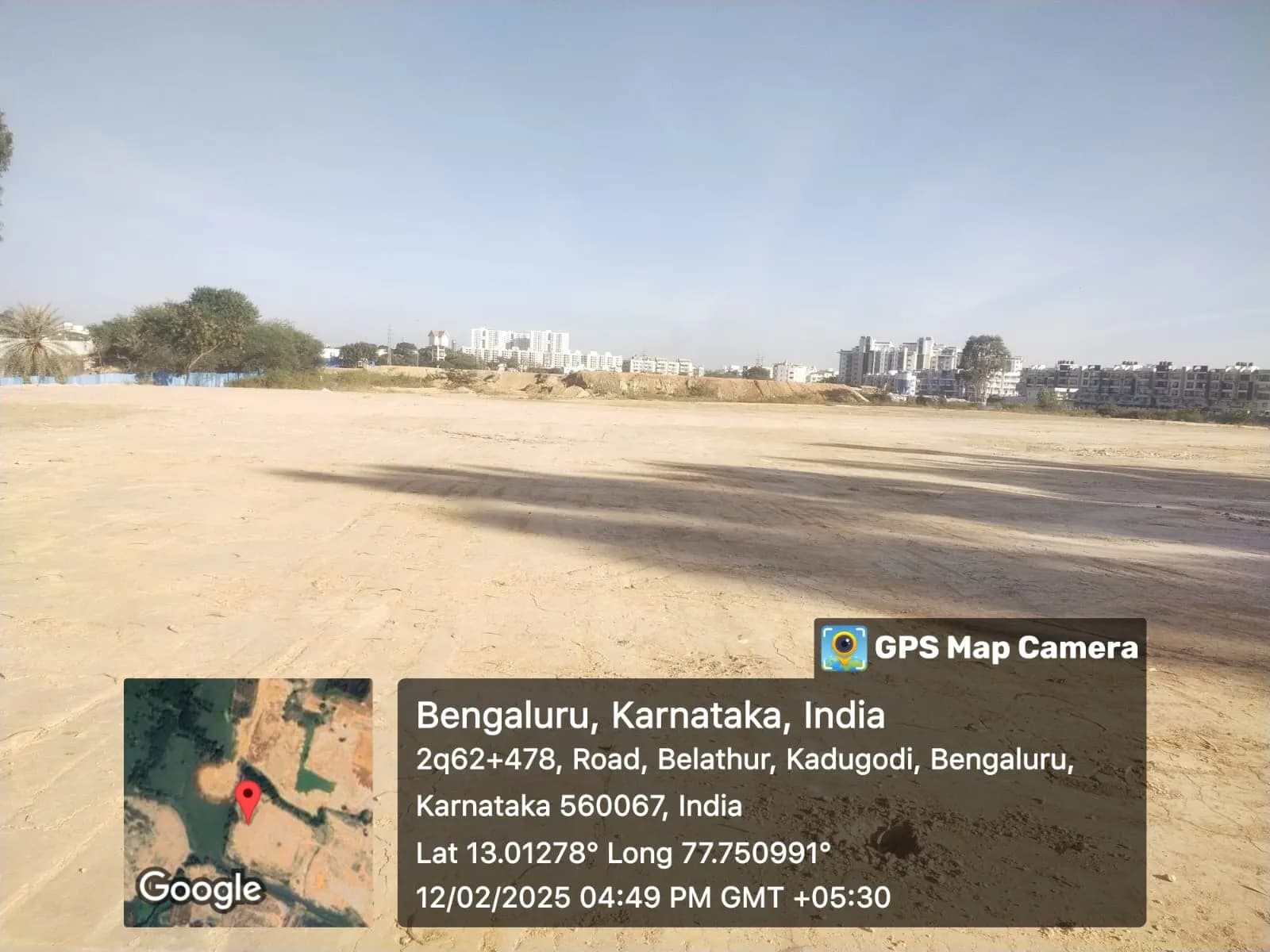 Montecito: Site photo filed with Karnataka RERA