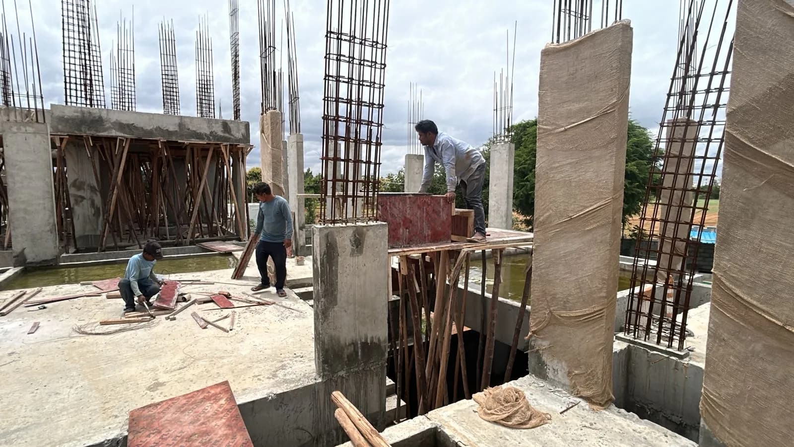 Bhuvana Boulevard: Site photo filed with Karnataka RERA