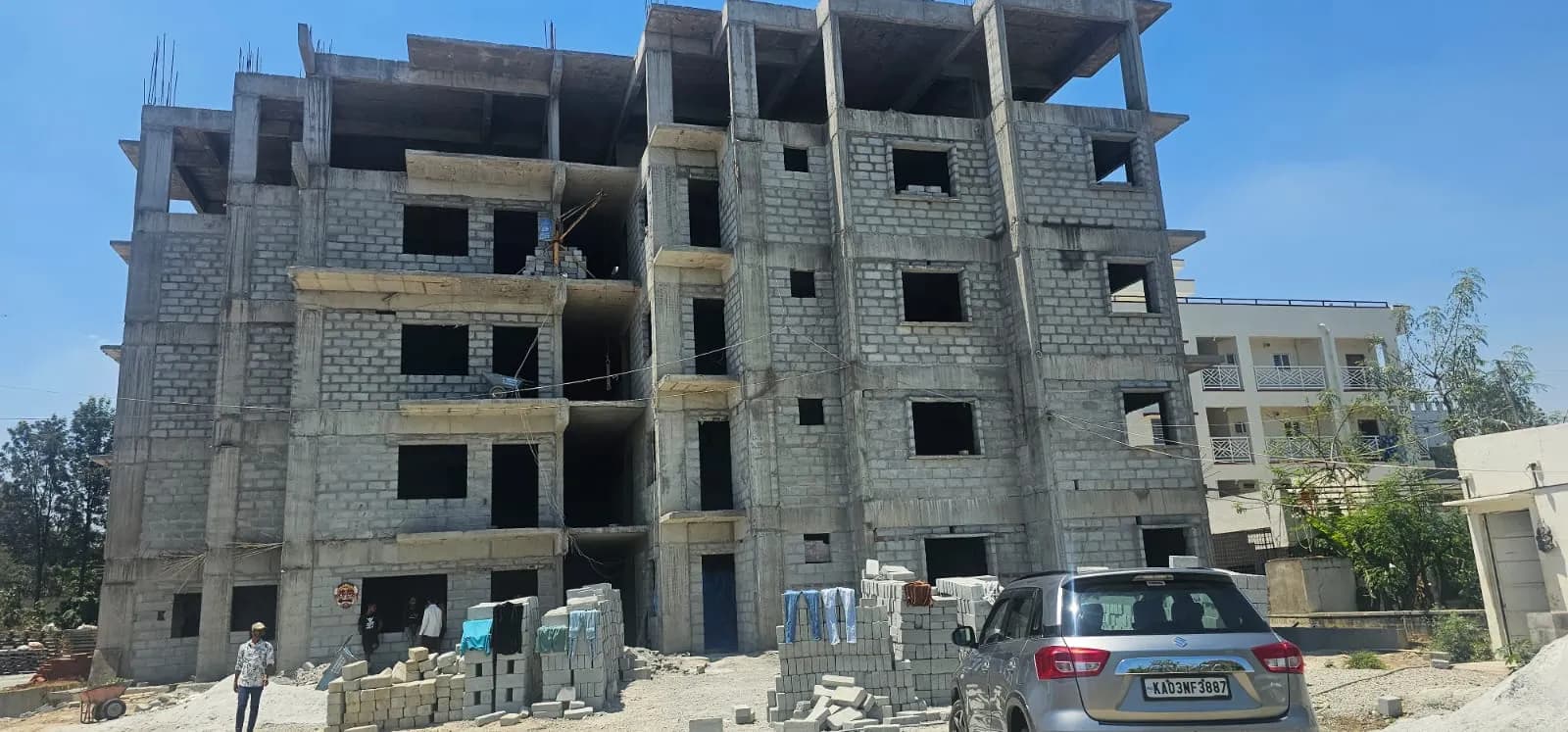 SLV Enclave: Site photo filed with Karnataka RERA